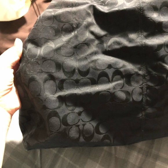 Large black Coach bag - Picture 2 of 4